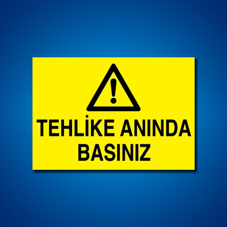 Makine İş Güvenliği Etiketleri