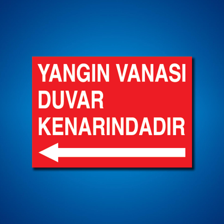 Yangınla Mücadele İş Güvenliği Etiketleri