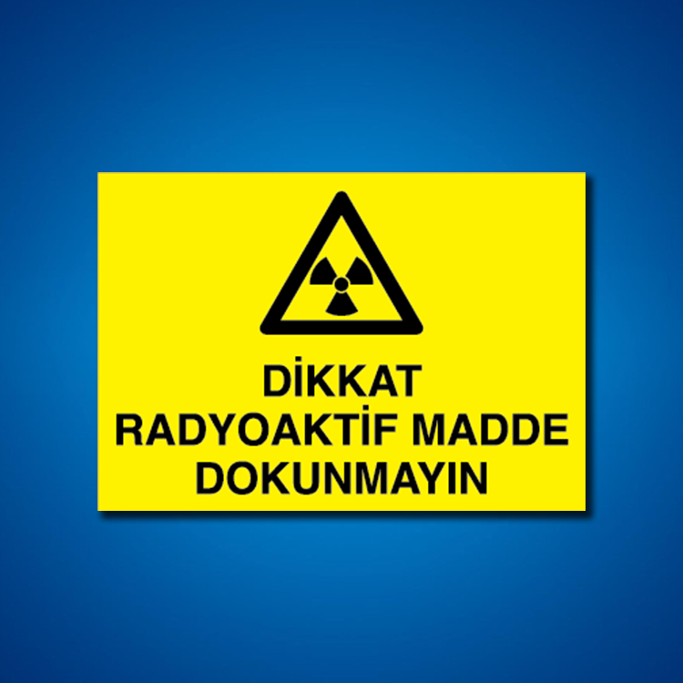 Radyason Lazer Işın İş Güvenliği Etiketleri