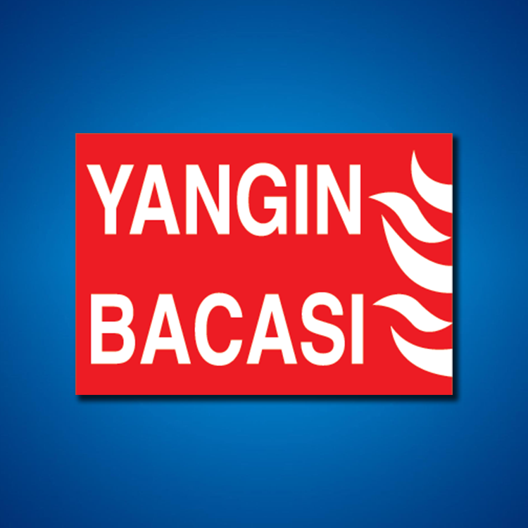 Yangınla Mücadele İş Güvenliği Etiketleri