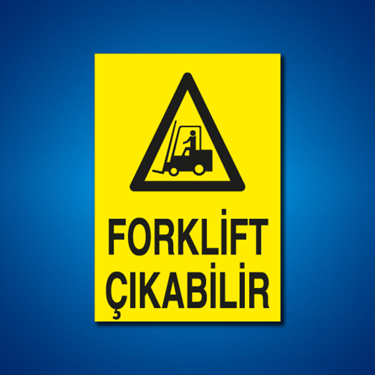 Forklift İş Güvenliği Etiketleri