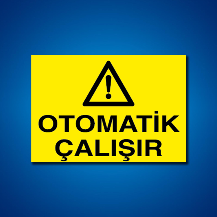 Makine İş Güvenliği Etiketleri