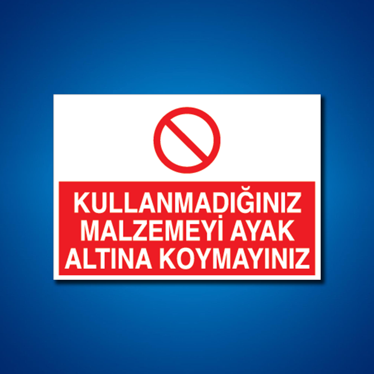 Alet-Tezgah-Malzeme Etiketleri