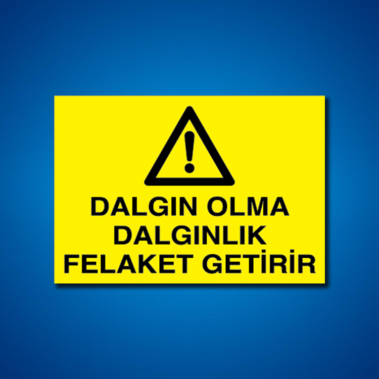 İş Kazası İş Güvenliği Etiketleri