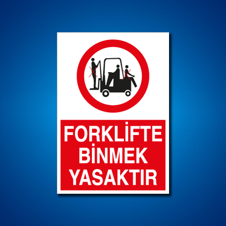 Forklift İş Güvenliği Etiketleri