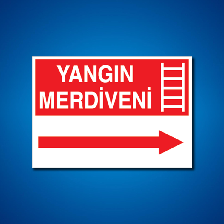 Yangınla Mücadele İş Güvenliği Etiketleri