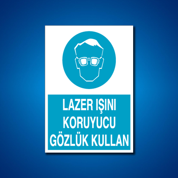 Göz Koruma İş Güvenliği Etiketleri