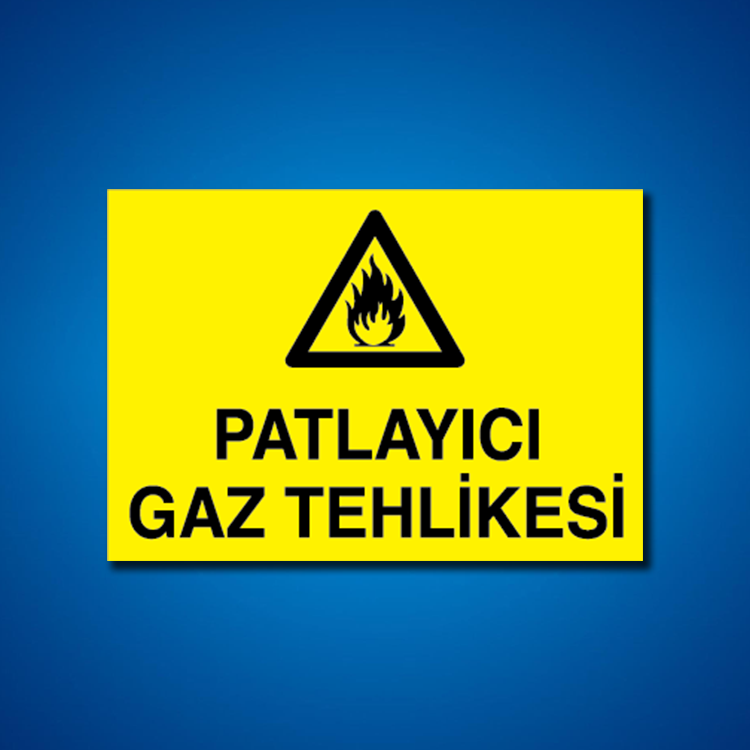 Doğal Gaz İş Güvenliği Etiketleri