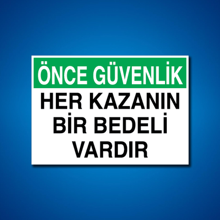 İş Kazası İş Güvenliği Etiketleri