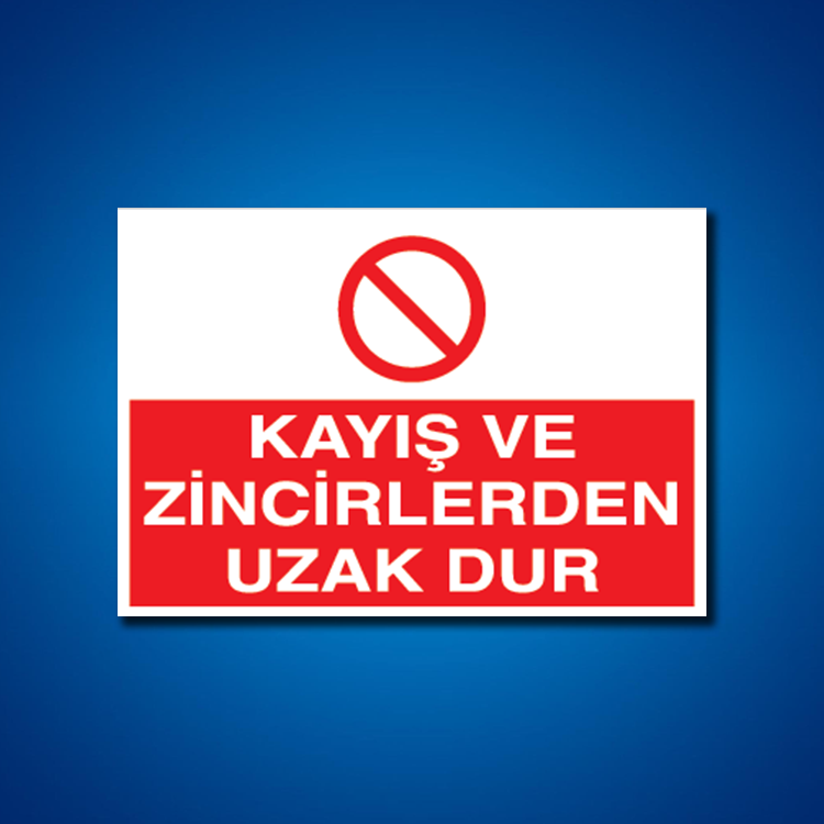 Makine İş Güvenliği Etiketleri