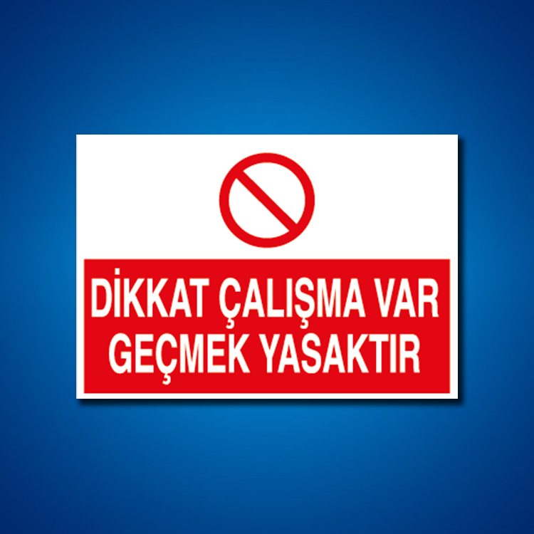 Makine İş Güvenliği Etiketleri