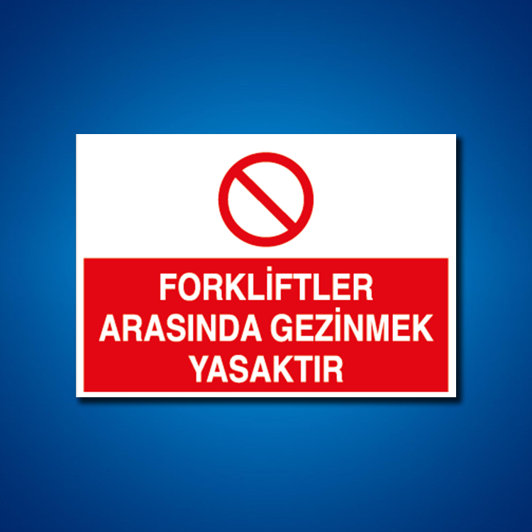 Forklift İş Güvenliği Etiketleri