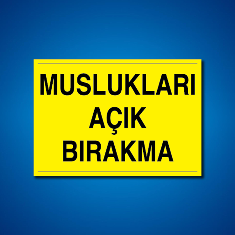 Tasarruf İş Güvenliği Etiketleri