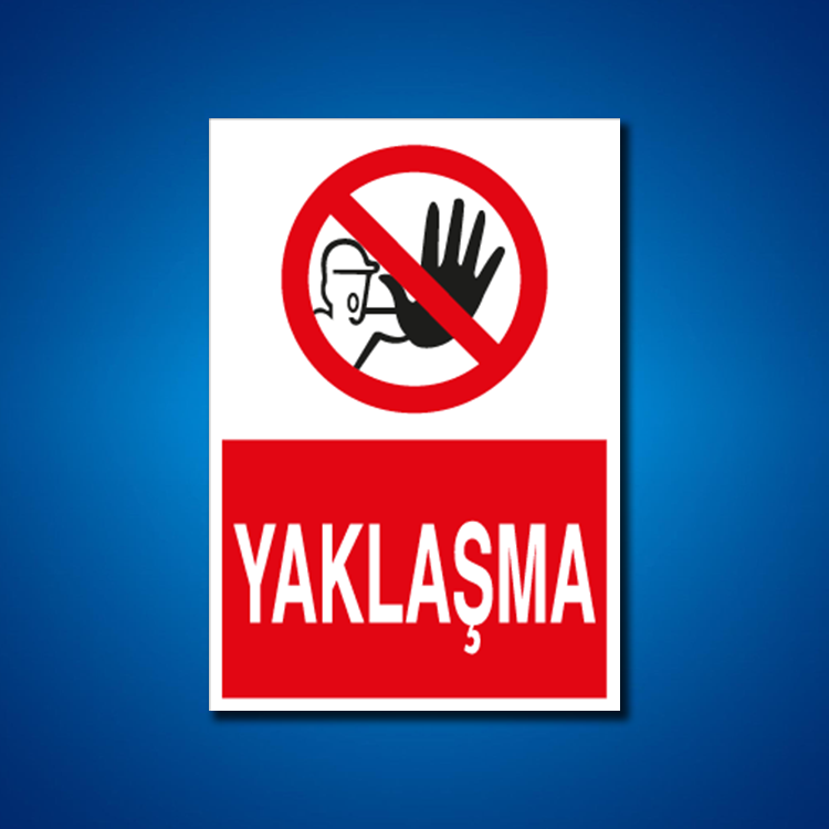 Göz Koruma İş Güvenliği Etiketleri