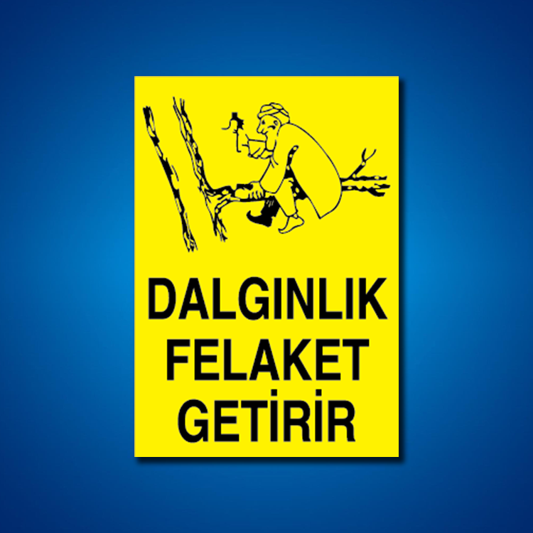 İş Kazası İş Güvenliği Etiketleri