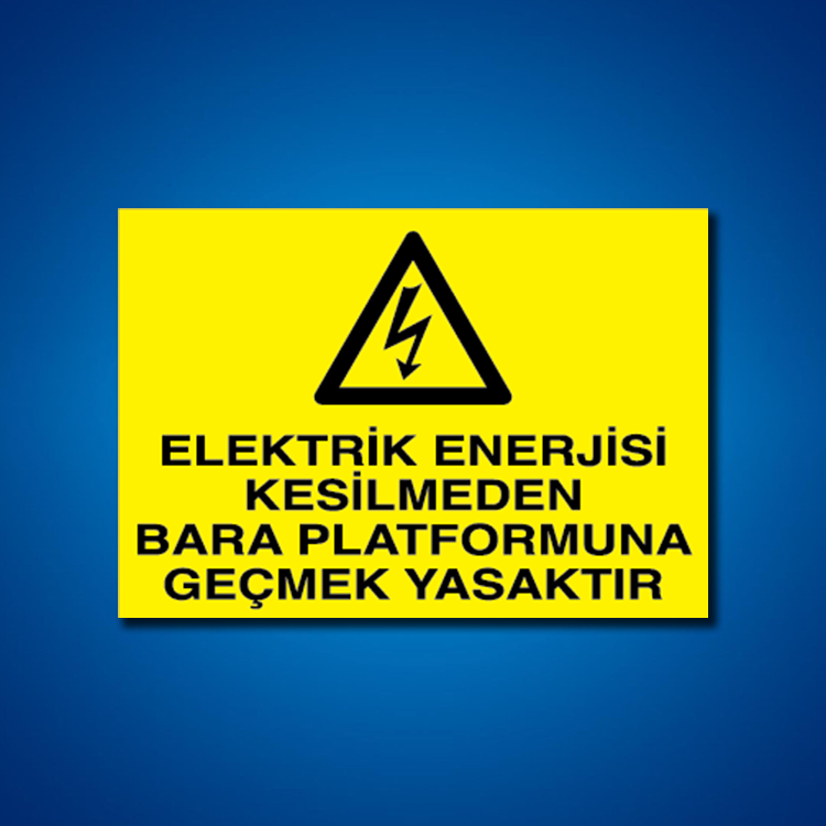 Elektrik İş Güvenliği Etiketleri
