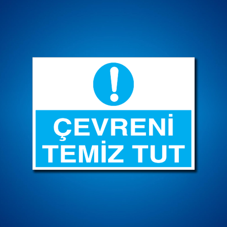 Temizlik-Düzen İş Güvenliği Etiketleri