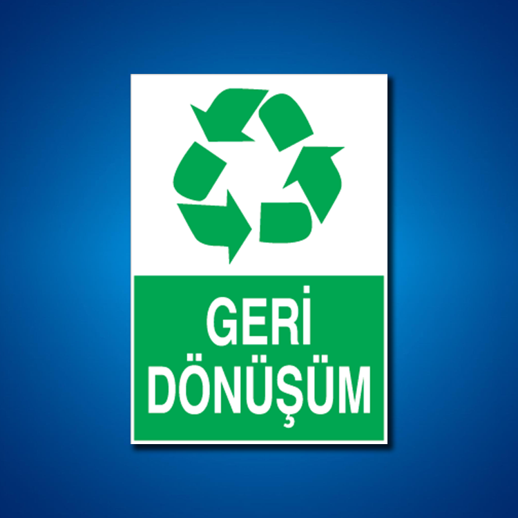 Geri Dönüşüm İş Güvenliği Etiketleri