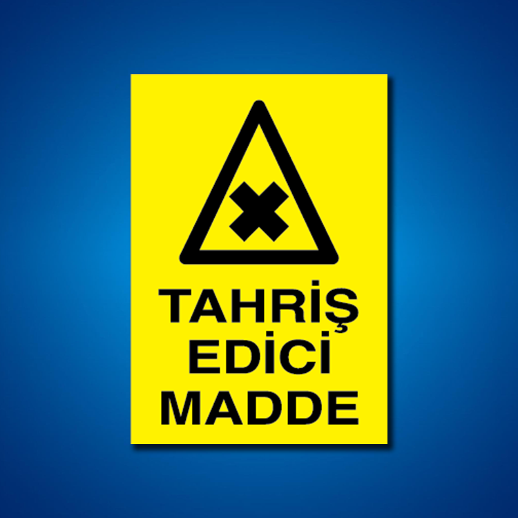Tehlileli Madde-Ortam İş Güvenliği Etiketleri