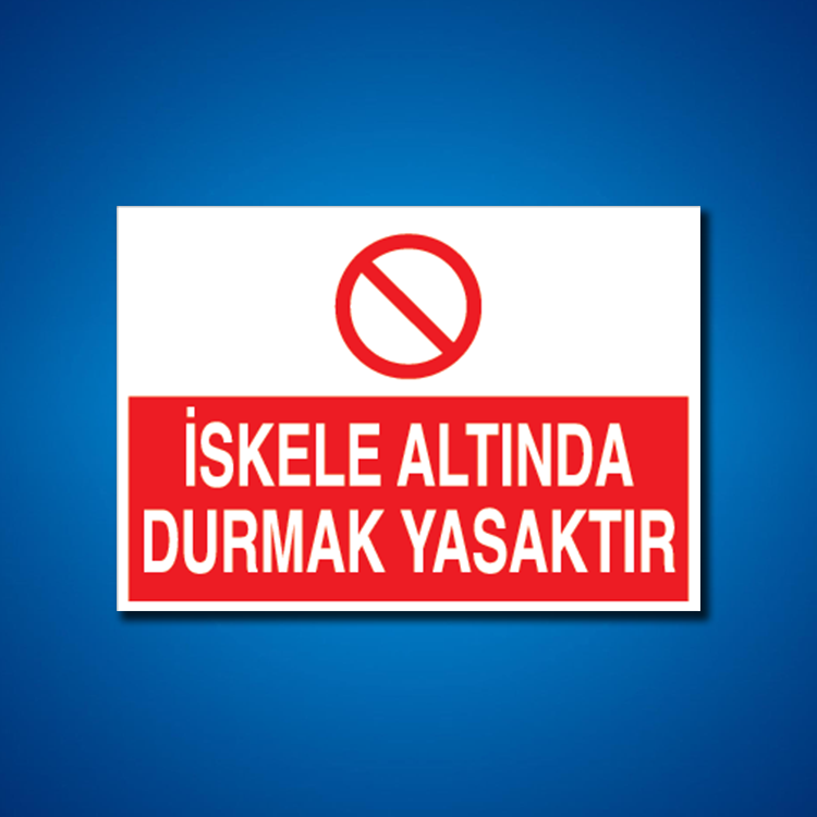 İskele İş Güvenliği Etiketleri