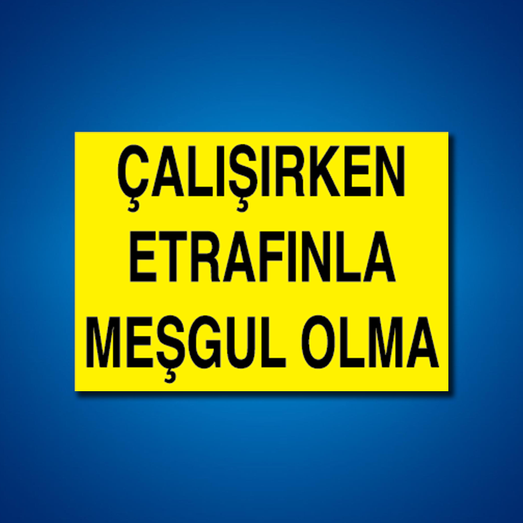 Makine İş Güvenliği Etiketleri