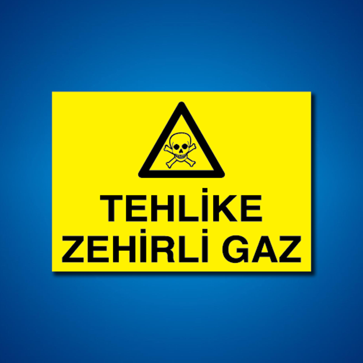 Doğal Gaz İş Güvenliği Etiketleri