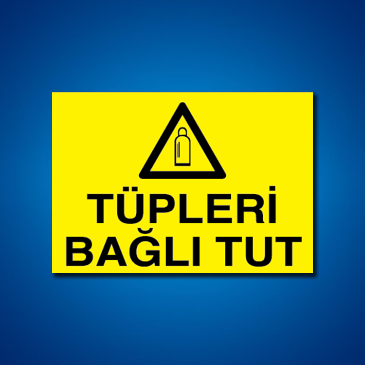Tüpler İş Güvenliği Etiketi