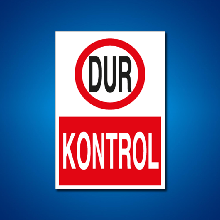 Şoför Araç Kantar Yaya İş Güvenliği Etiketleri