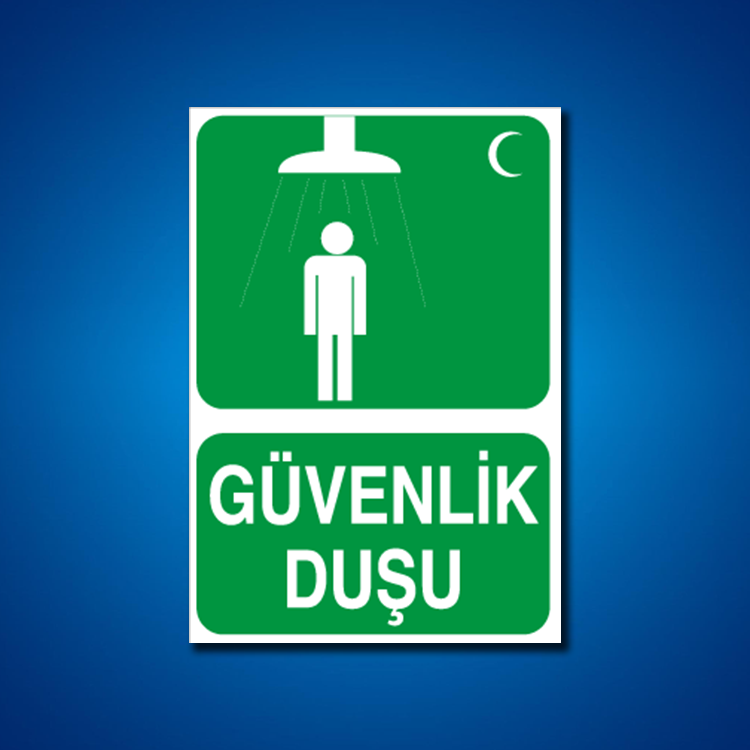 Duş İş Güvenliği Etiketleri