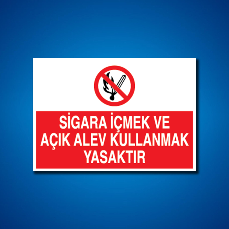 Ateş Ve Alev Uyarı İşaretleri