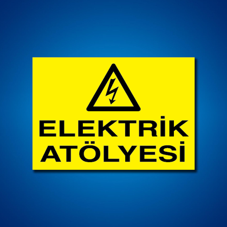 Elektrik İş Güvenliği Etiketleri