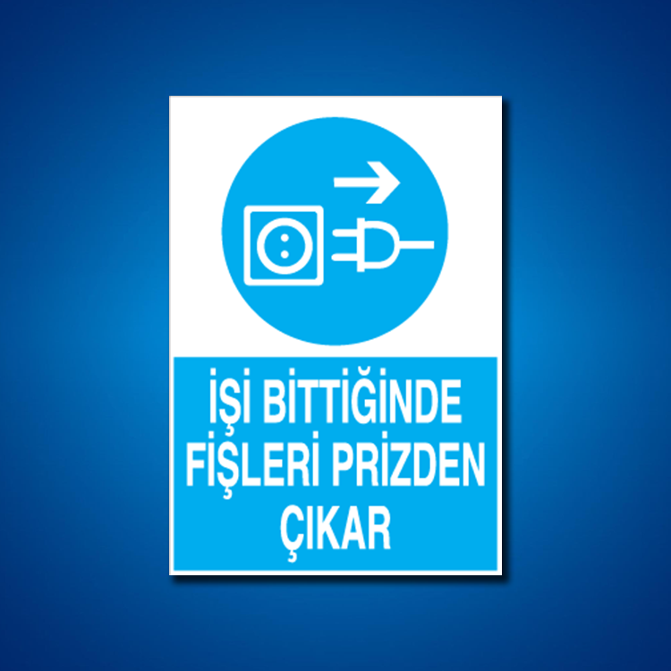 Kablo İş Güvenliği Etiketleri