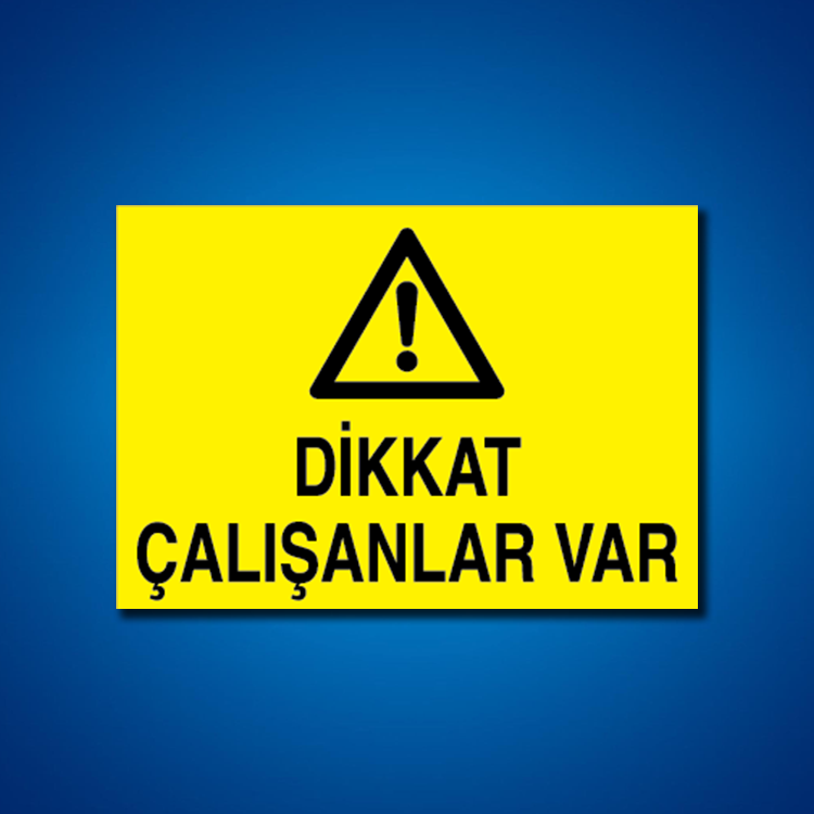 Makine İş Güvenliği Etiketleri