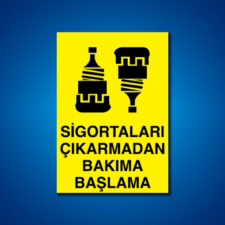 Elektrik İş Güvenliği Etiketleri