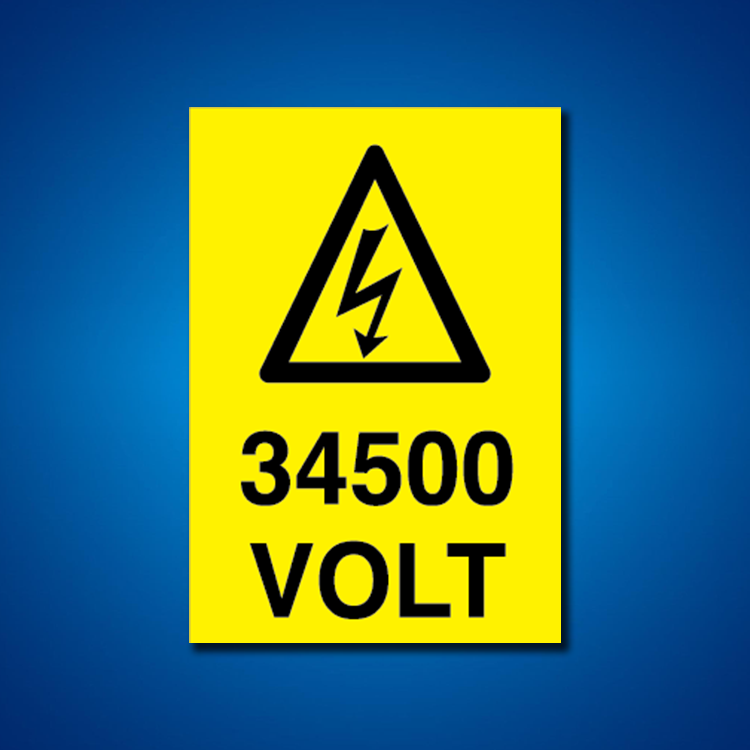 Voltaj İş Güvenliği Etiketleri