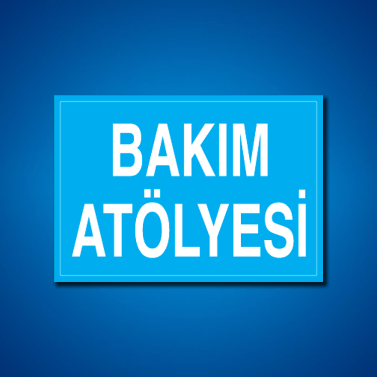 Atölye İş Güvenliği Etiketleri