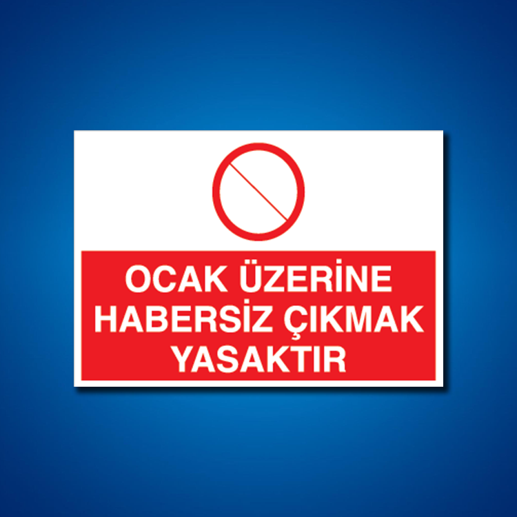 Ocak-Haddehane-Döküm İş Güvenliği Etiketleri