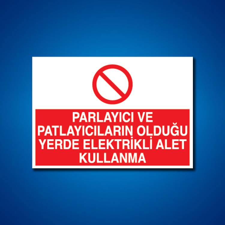 Elektrik İş Güvenliği Etiketleri