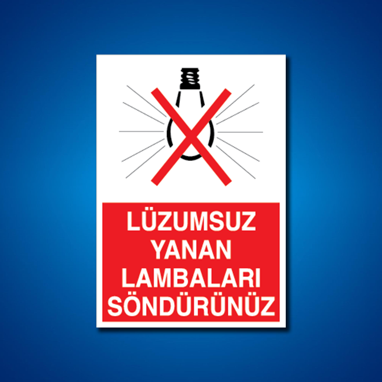 Tasarruf İş Güvenliği Etiketleri