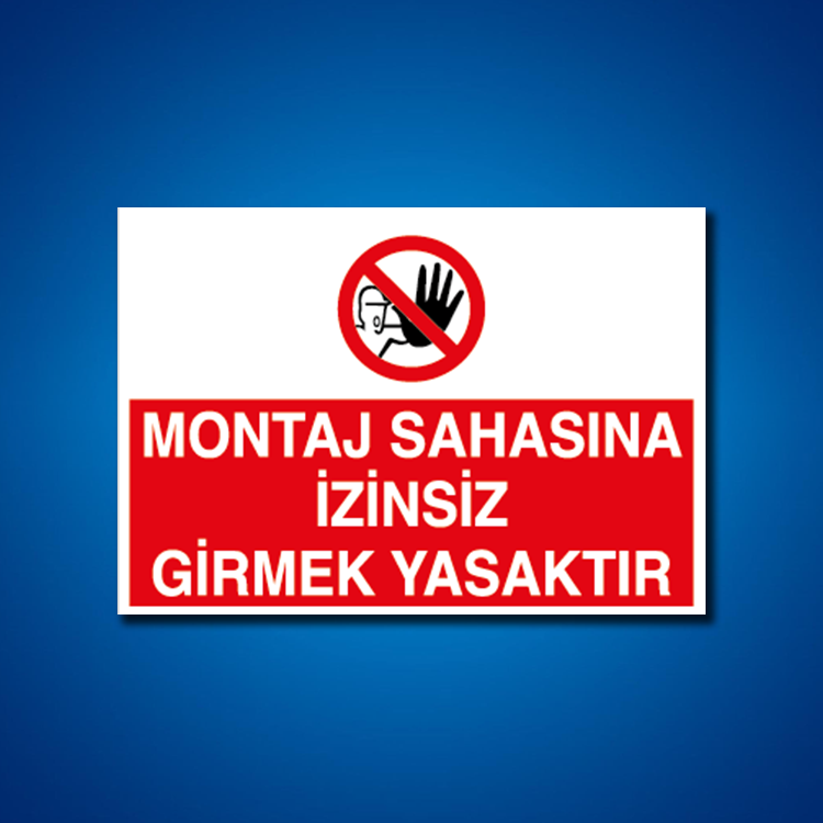 Giriş-Çıkış İş Güvenliği Etiketleri