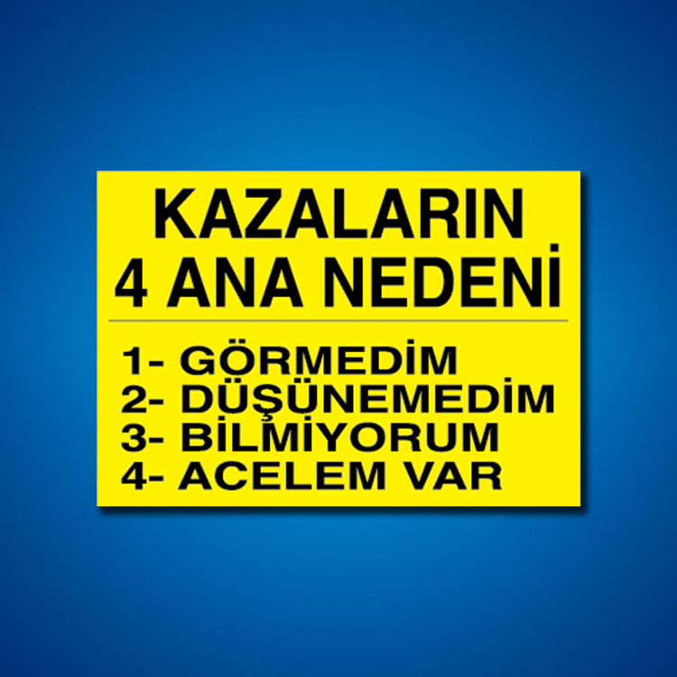 İş Kazası İş Güvenliği Etiketleri