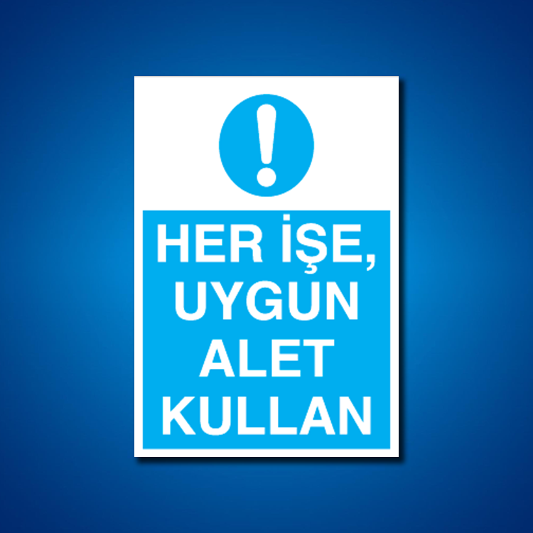 Alet-Tezgah-Malzeme Etiketleri