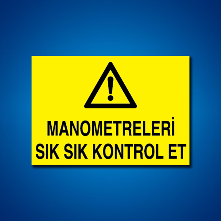 Makine İş Güvenliği Etiketleri