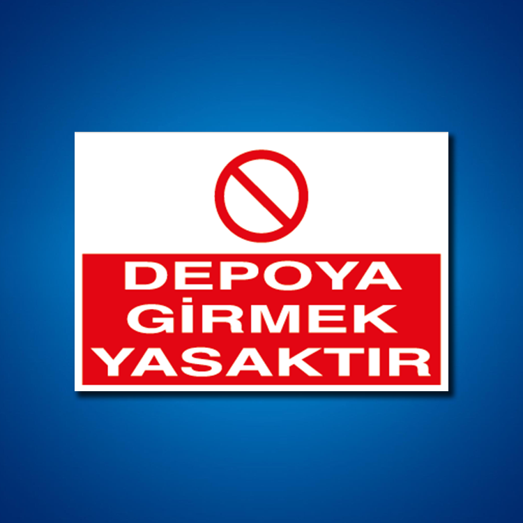 İstif-Raf-Depo İş Güvenliği Etiketleri