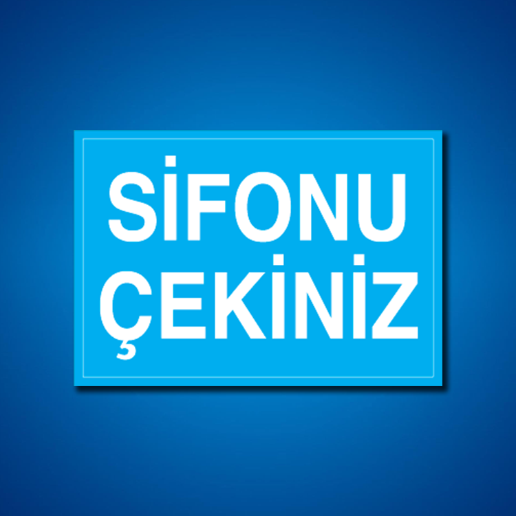 Tuvalet İş Güvenliği Etiketleri