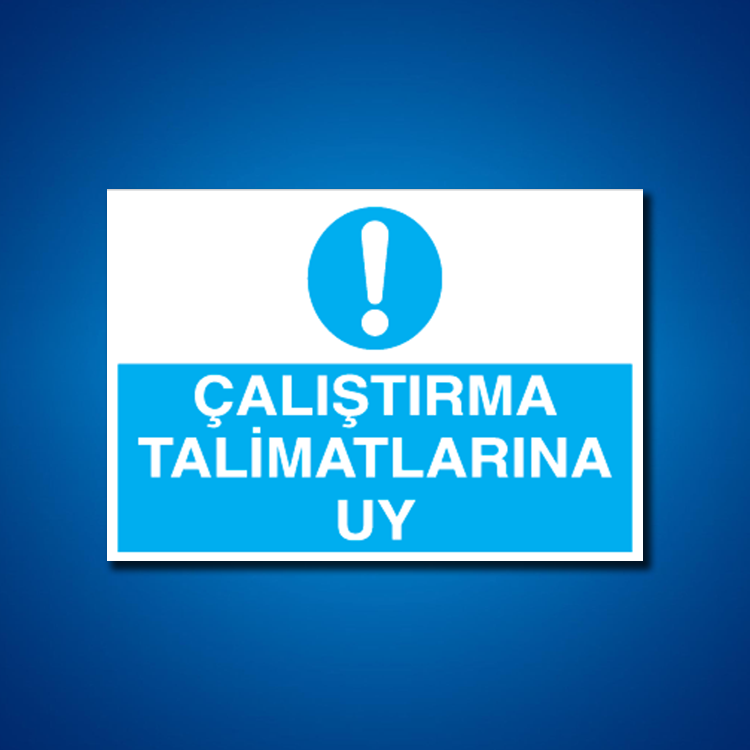 Makine İş Güvenliği Etiketleri