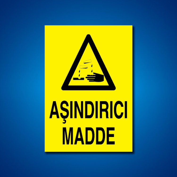 Tehlileli Madde-Ortam İş Güvenliği Etiketleri