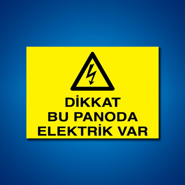 Pano İş Güvenliği Etiketleri