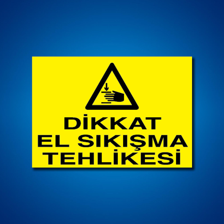 Makine İş Güvenliği Etiketleri