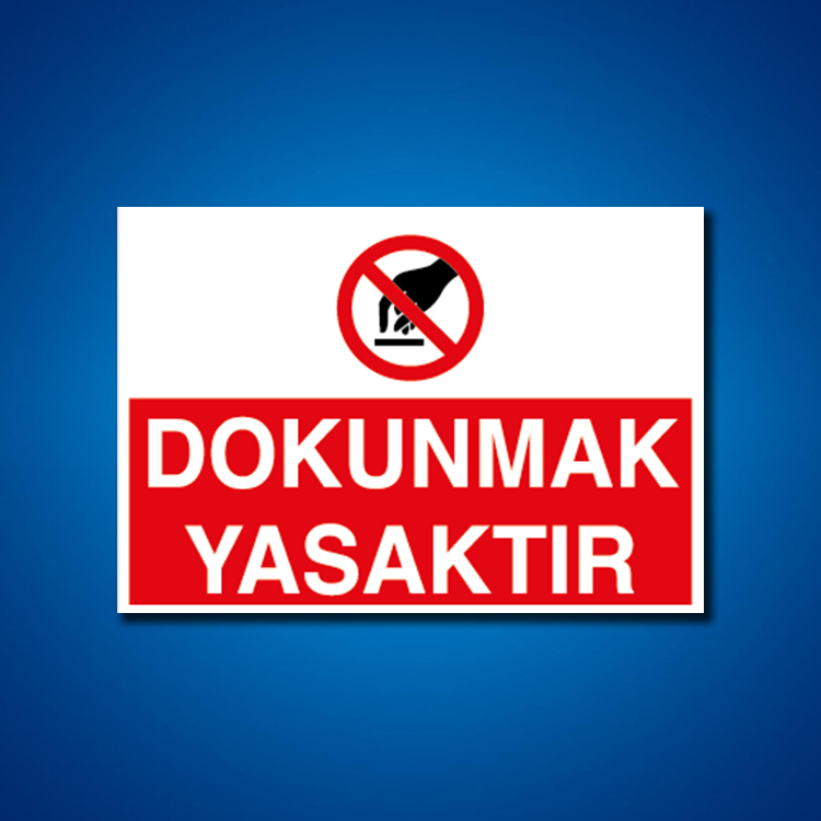 Makine İş Güvenliği Etiketleri